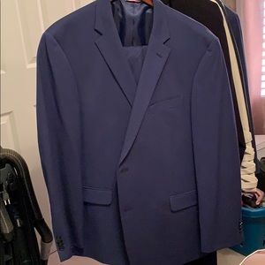 Men blue suit